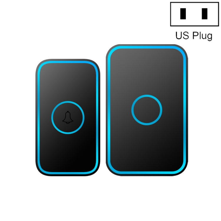 CACAZI A78 Long-Distance Wireless Doorbell Intelligent Remote Control Electronic Doorbell, US Plug, EU Plug, UK Plug CACAZI A78 Long-Distance Wireless Doorbell Intelligent Remote Control Electronic Doorbell, US Plug, EU Plug, UK Plug